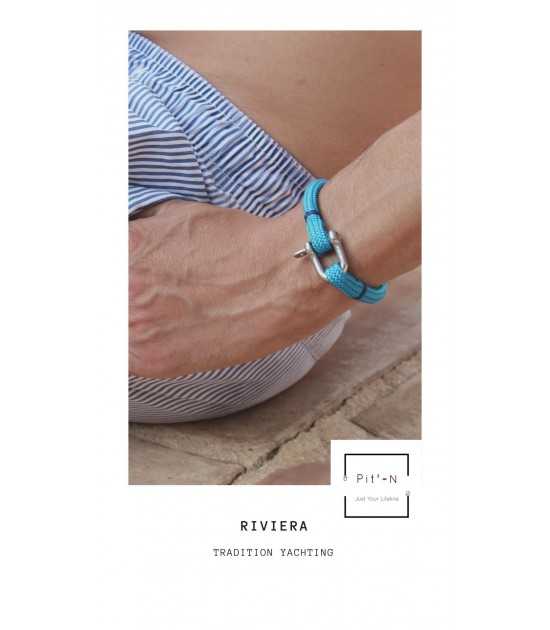 Riviera Bracelets Marins français Pit'-N bleu azur TYBR-RIVIERSD P i t '- N Boutique