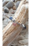 Allure collection noeuds marins -bracelet cordage bleu marine fermoir