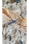 latitude collection essentiel bracelet marin cordage bleu marine fermoir