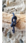 Infinity bracelet collection noeuds marins cordage bleu marine