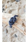 Allure collection noeuds marins -bracelet cordage noir